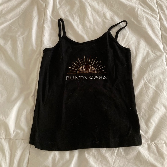 Punta Cana Rhinestone Tank - Picture 1 of 2